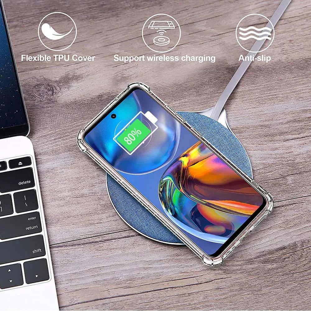 Deksel til Motorola Moto E32 E13 E32s E22 E22i E20 E30 E40 E7 Power E7 Plus Power Thick Coque