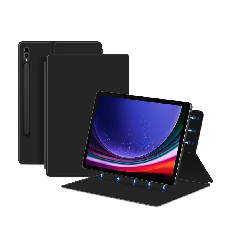 Deksel til Samsung Galaxy Tab S9 S8 Ultra S7 FE Plus magnetisk støtsikkert flip-etui for Galaxy Tab S9 S8 S7