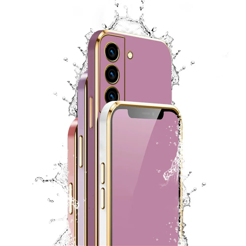 Deksel til Samsung S22 Ultra S23 S21 Plus s21 FE deksel For Galaxy S 21 S22 S20 FE Silicone deksel