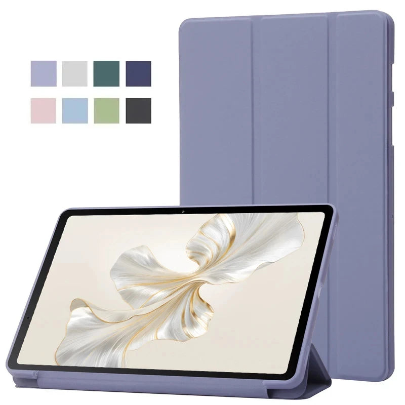 Deksel til Huawei Honor Pad 9 Case 2024 HEY2-W09 HEY2-W19 12.1 inch Magnetic Trifold PU Leaher Soft Back Stand Tablet Cover Funda Coque