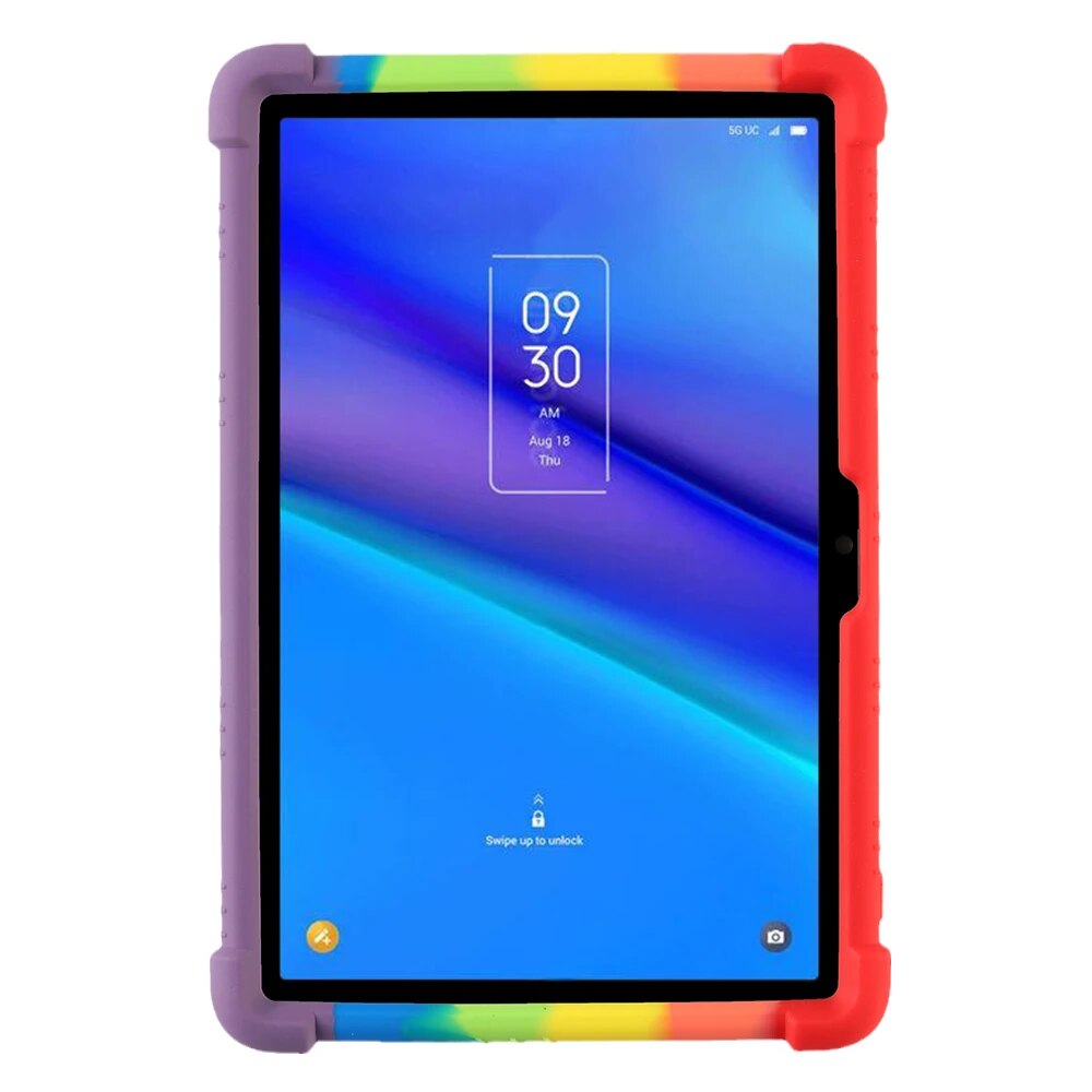 Deksel til TCL Tab 8 LE 9137W Tab 10S 10L Shockproof Standing Case 10.1 inch Tab 10 MAX 10.36 inch Tablet Case Silicon soft Kick Cover