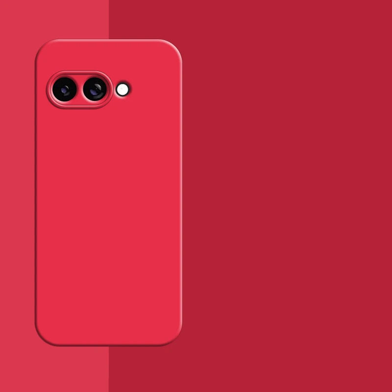 Deksel til Google Pixel 9a Case For Google Pixel 9a Cover 6.3 inch Original Liquid Silicone Rubber Shockproof Bumper Google Pixel 9a