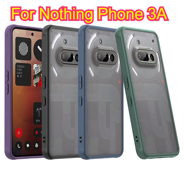 Deksel til Nothing Phone 3A 3 A Translucent Soft Frame Camera Lens Protection Cover For Nothing Phone3A 3AA