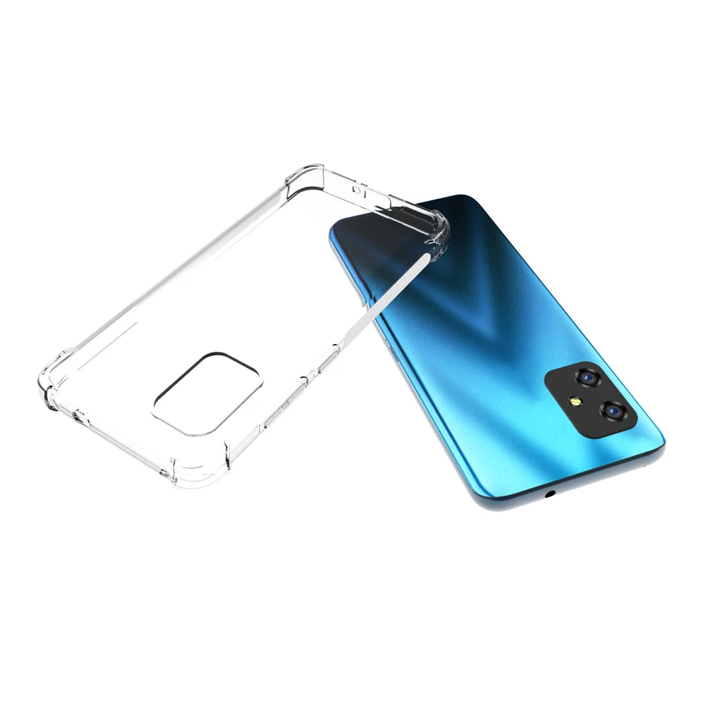Deksel til ASUS Zenfone 8 Case High Quality Soft TPU Airbag Shockproof Full Protection Transparent Cover for Zenfone 8 ケース