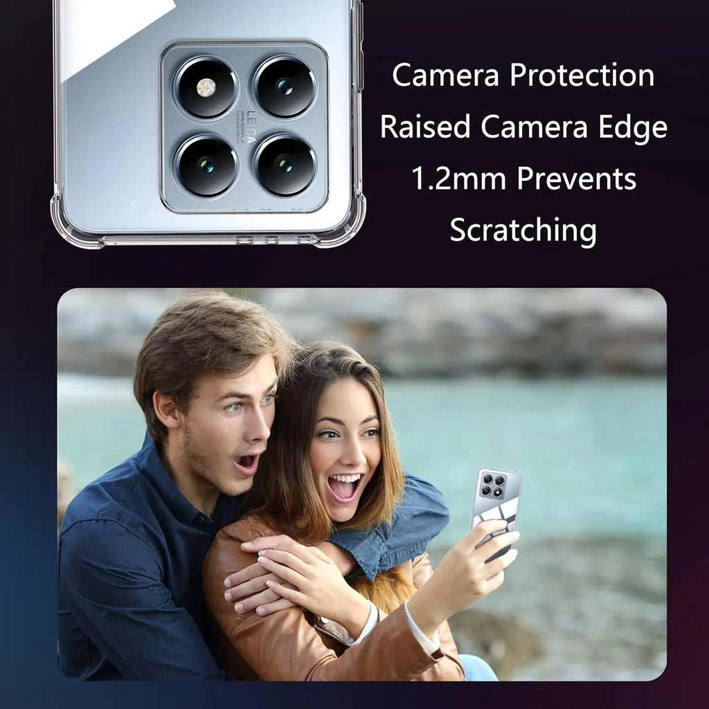 Deksel til Xiaomi 14T Pro Protective deksel For Xiaomi 14 13 Lite 13T Transparent Fundas