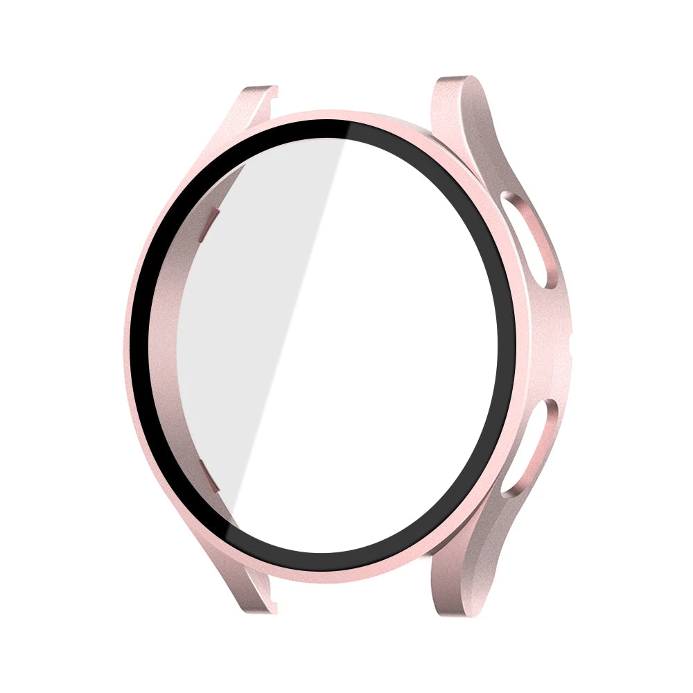 Deksel til Samsung Galaxy Watch 4/5/6 40mm/44mm matt hardt heldekkende deksel med skjermbeskytter