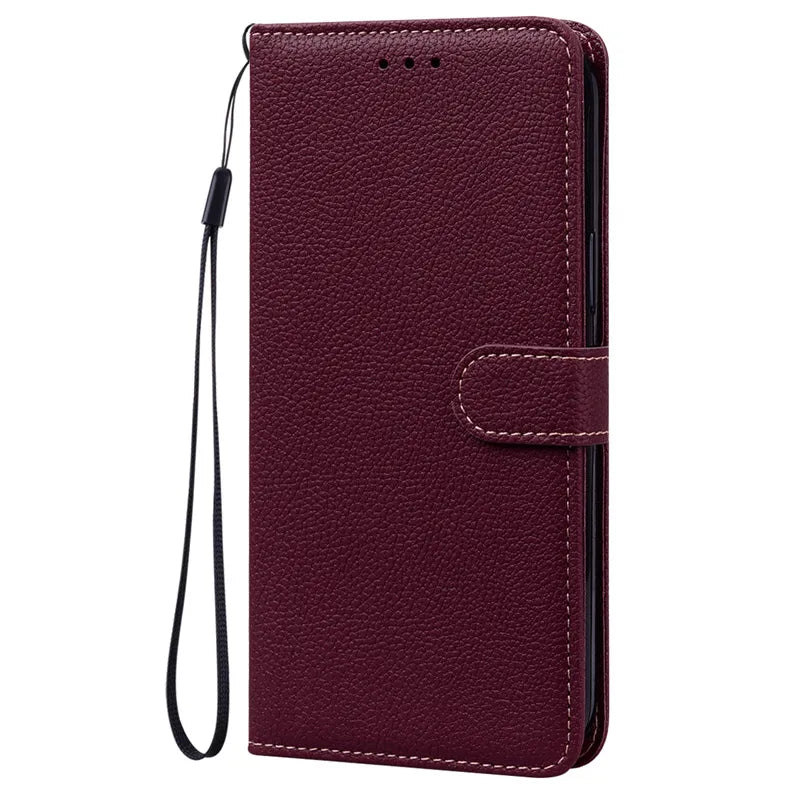Deksel til Huawei P20 P30 P40 Lite E P50 Pro P9 P8 Lite 2017 Case Cover Wallet Stand Coque
