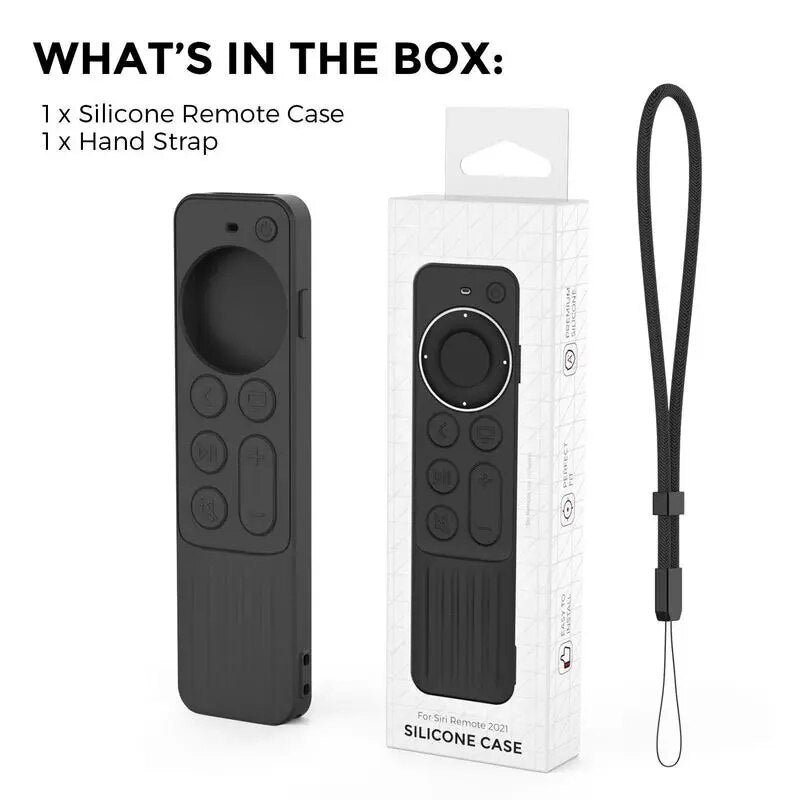 Deksel til Apple TV 4K Siri Remote støtsikkert silikondeksel