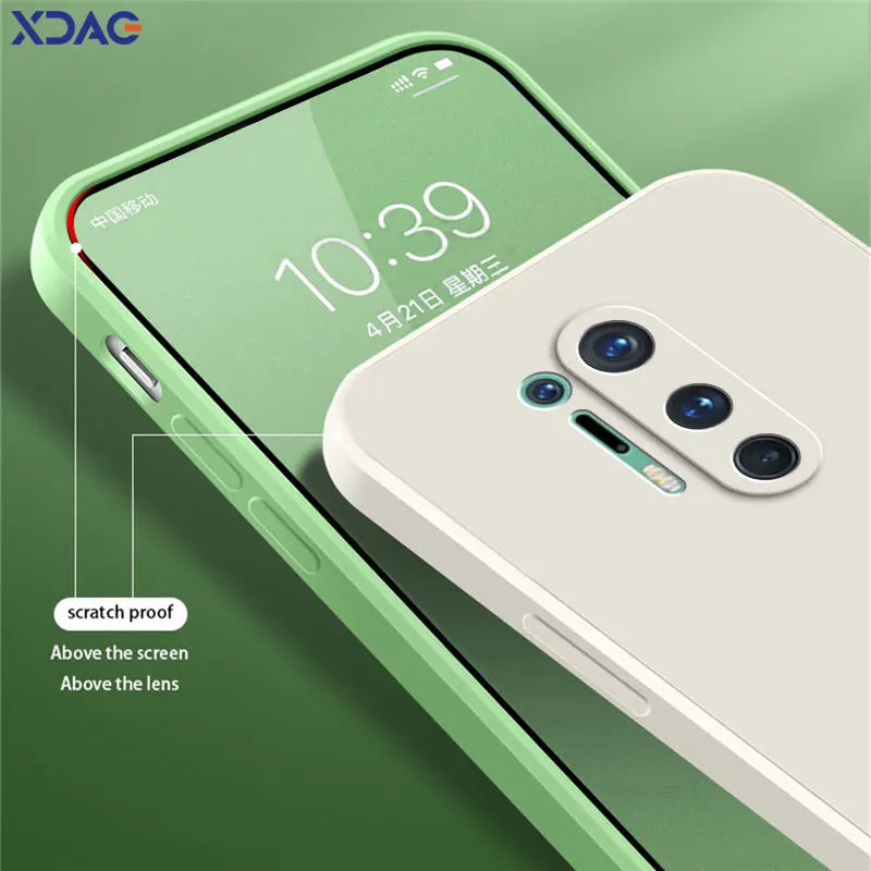Deksel til OnePlus 8 8T Pro 5G UW Soft Silicone Waterproof Phone Case One Plus OnePlus8 8Pro Fundas
