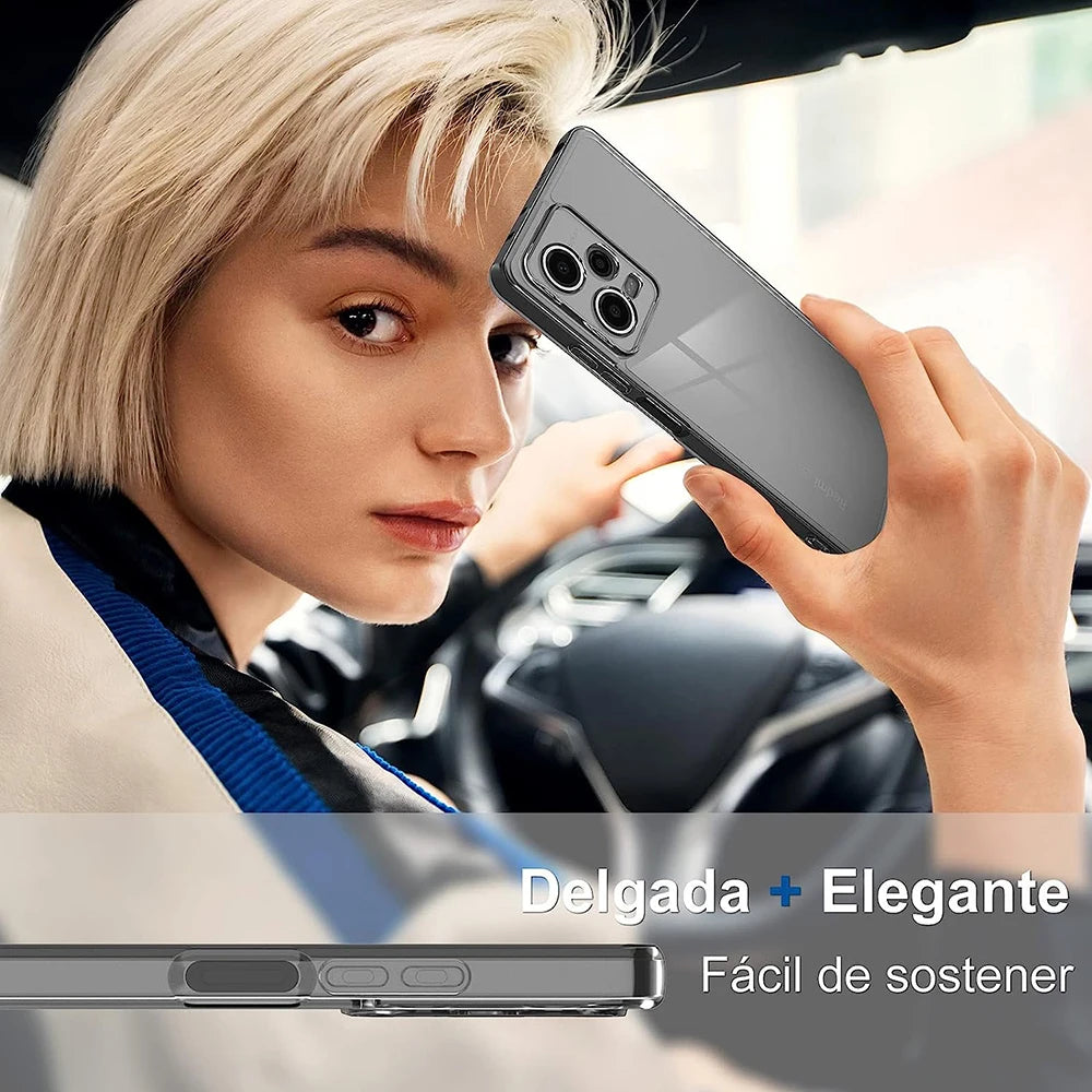 Deksel til Xiaomi Redmi Note 12 Turbo 12S 12T 11 11S 11T 11E 10 10S Pro Plus Speed 12C 10A 10C Slim