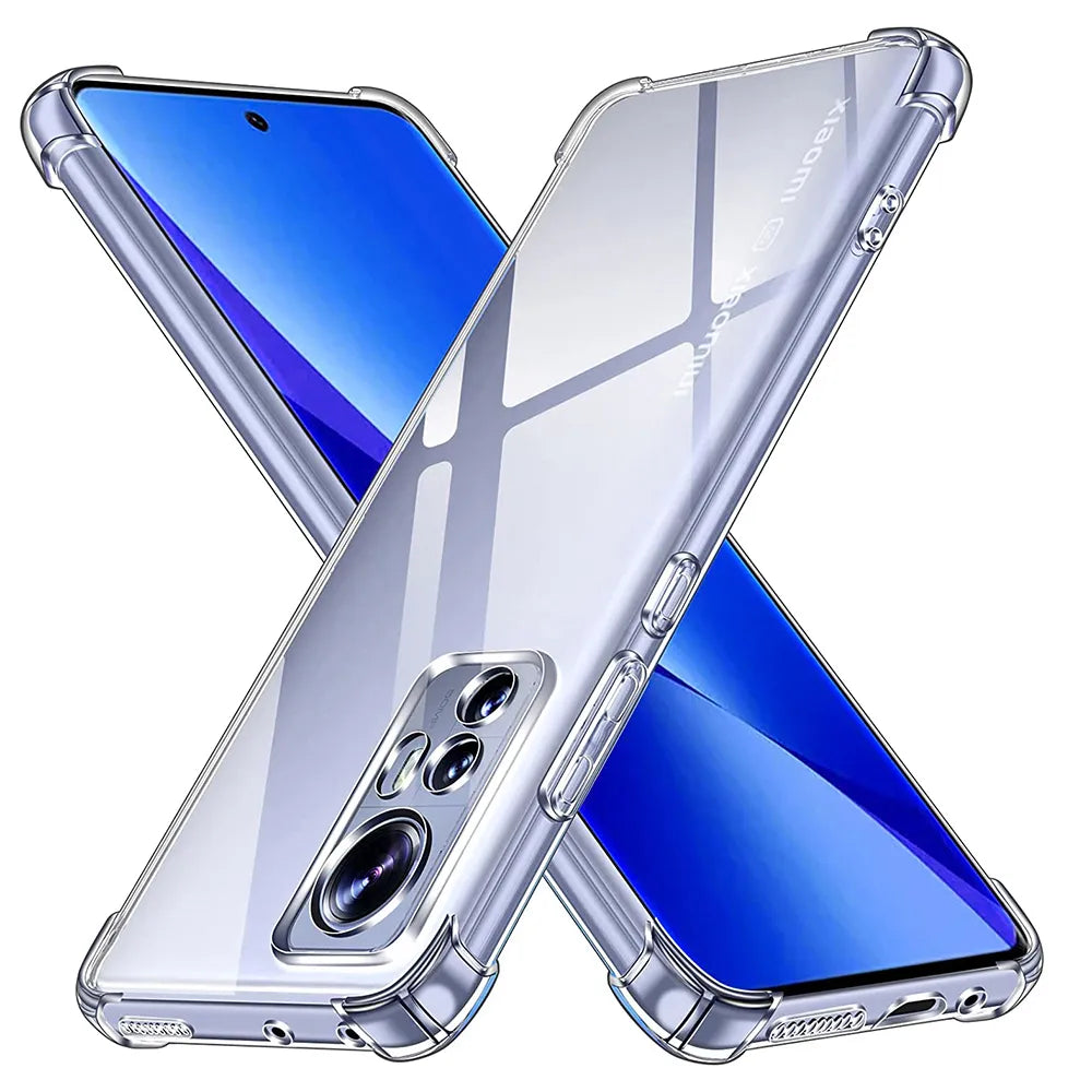 Deksel til Xiaomi Mi 12 12S 11 11i 10 10T 9 Lite 11T 9T Pro Ultra Thin Støtsikkert deksel Shell