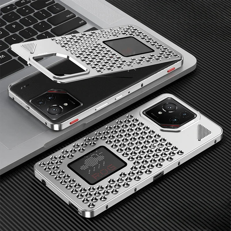 Deksel til ASUS ROG Phone 9 8 Pro Rog9 Rog8 Case Spring Buckle Aluminum Metal Phone Capa