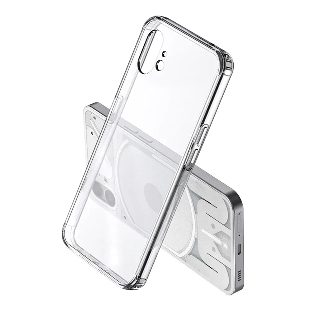 Deksel til Nothing Phone 1 Case 2 One Shockproof Cover Shell Touch Friendly Slim Frosted Translucent PC Back Rubber Bumper