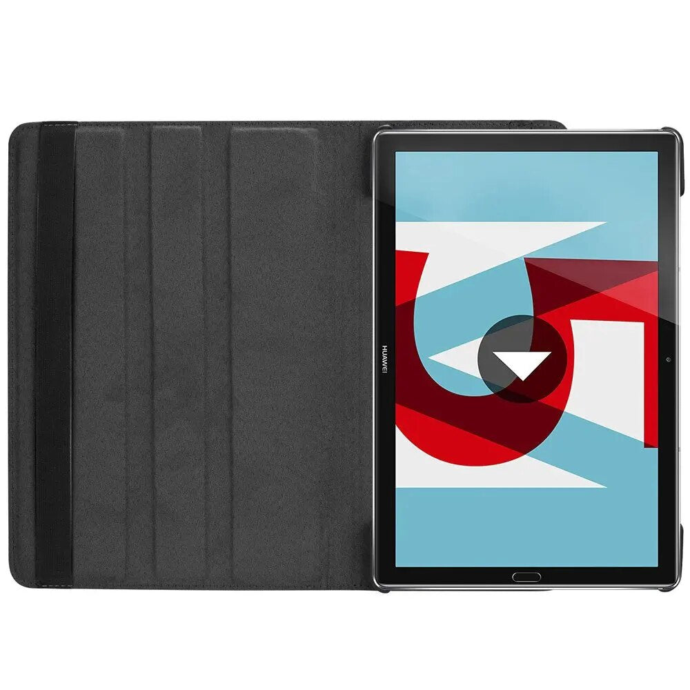 Deksel til Huawei MediaPad M5 M6 PRO 10.8 Case 360 Rotating Bracket Leather Cover Matepad SE 10.4 2023 T10 9.7 T10S 10.1 Funda Capa