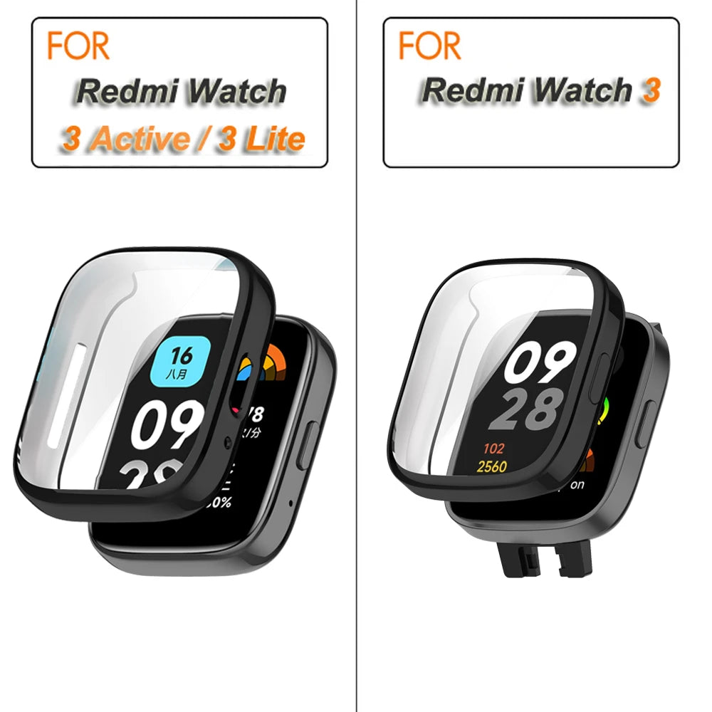 Deksel til Xiaomi Redmi Watch 3 / Active / Lite heldekkende beskyttelsesdeksel