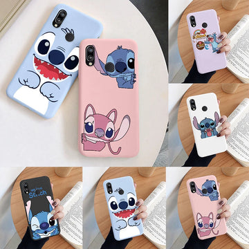 Deksel til Huawei P20 Pro P 20 Lite P20 2018 Case Stitch Cartoon Funny Back Cover Soft Silicone Camera Protective Cover Fundas Bumper