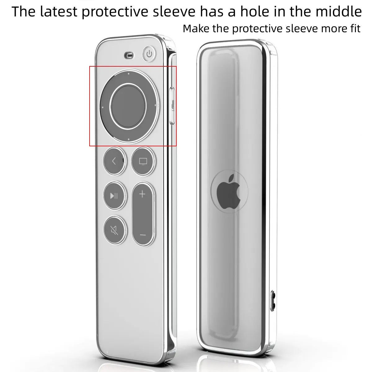 Deksel til Apple TV 4K Siri Remote beskyttelsesdeksel i myk TPU