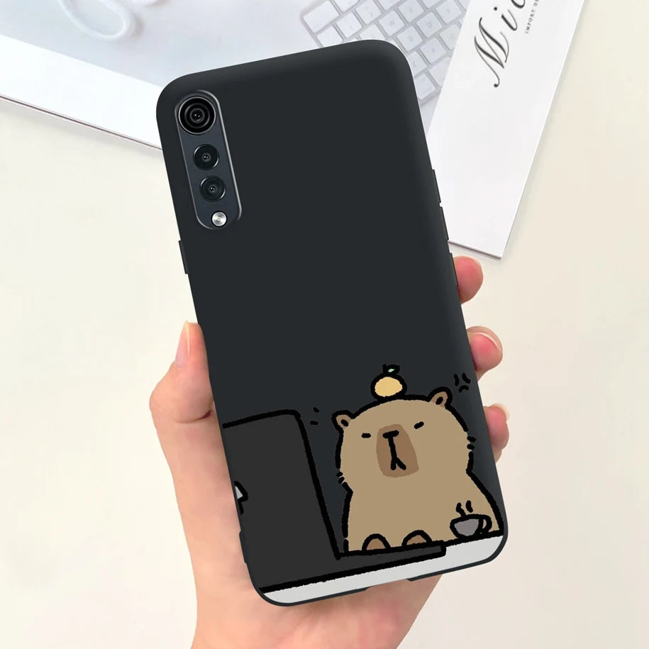 Deksel til LG Velvet 5G Case LM-G900N Fundas Soft Silicone Matte Phone Cover For LG Velvet LMG910EMW Back Case Coque on LGVelvet Bumper