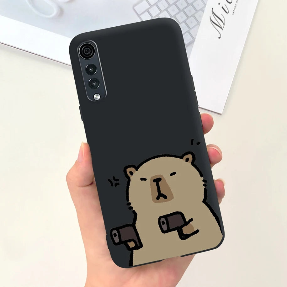 Deksel til LG Velvet 5G Case LM-G900N Fundas Soft Silicone Matte Phone Cover For LG Velvet LMG910EMW Back Case Coque on LGVelvet Bumper