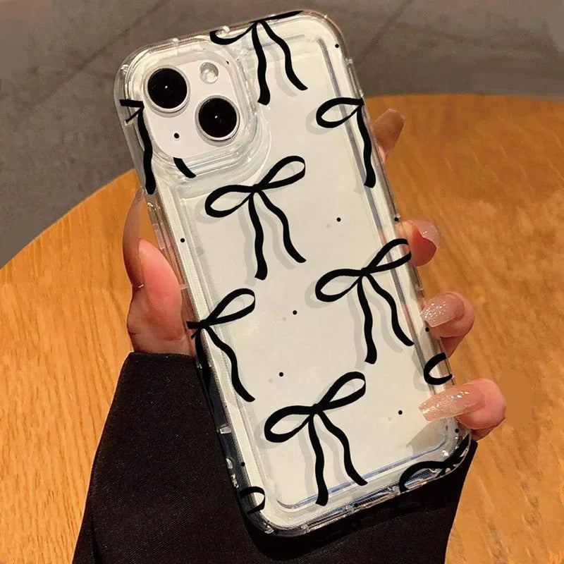 Deksel til IPhone 16 15 14 13 12 11 Pro Max 13 12Mini XS XR 7 8Plus SE 2022 Shockproof Soft Clear deksel