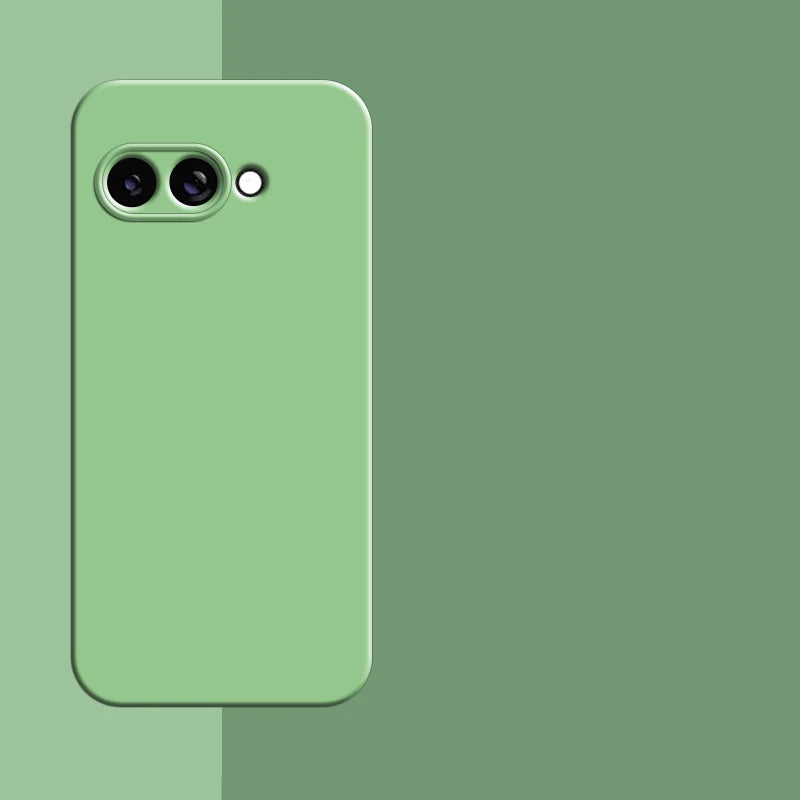 Deksel til Google Pixel 9a Case For Google Pixel 9a Cover 6.3 inch Original Liquid Silicone Rubber Shockproof Bumper Google Pixel 9a