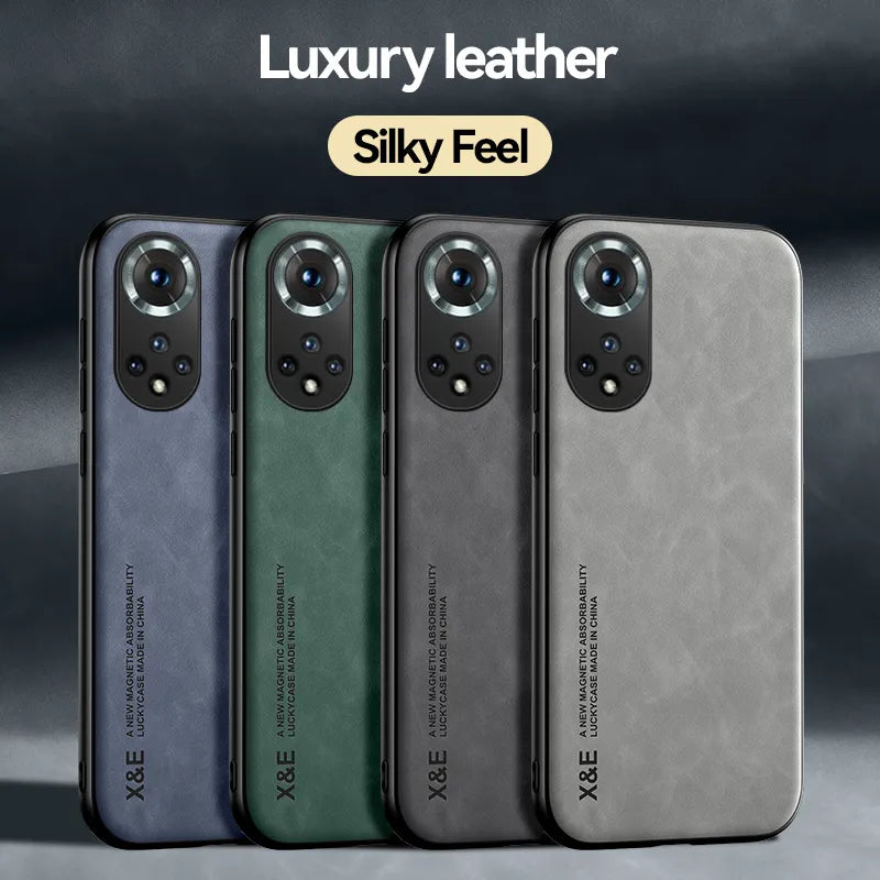 Deksel til Huawei Honor 90 50 20 70 Pro Nova 5T P30 P20 Honor50 Honor20 Full Protective Cover With Metal Plate on