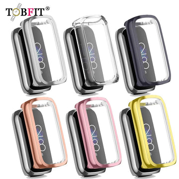 Deksel til Fitbit Luxe Cover TPU Ultra-thin Screen Protective Cover For Fitbit Luxe Case Bumper Shell