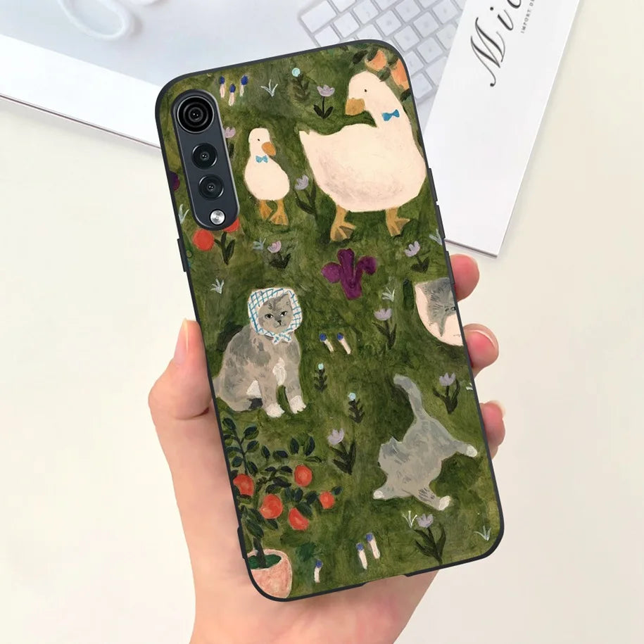 Deksel til LG Velvet 5G Case LM-G900N Fundas Soft Silicone Matte Phone Cover For LG Velvet LMG910EMW Back Case Coque on LGVelvet Bumper