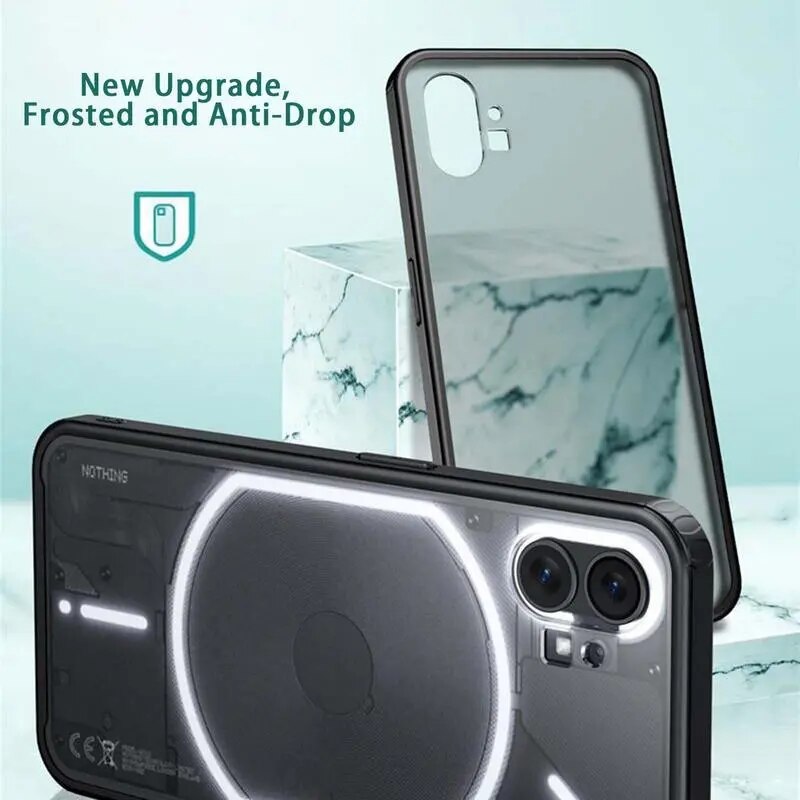 Deksel til Nothing Phone 1 Case Shockproof Transparent Bumper Back Phone Cover For Nothing Phone Cover Nothingphone Case