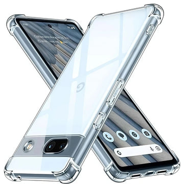 Deksel til Google 8 Pro 7a 6 7 Pro 6a Transparent Clear Silicone Soft TPU for Google Pixel 7 6 8 A Back Cover