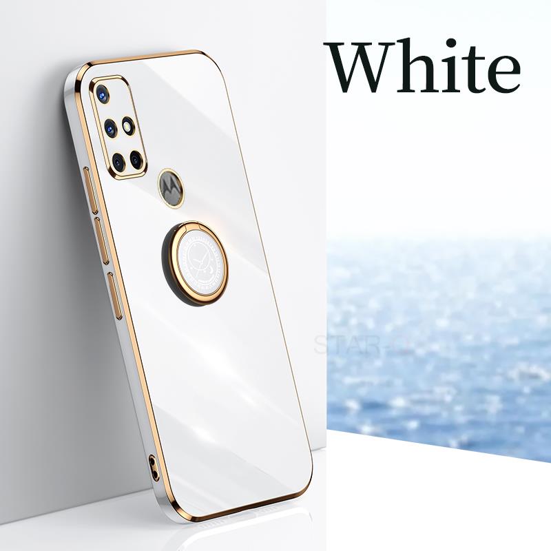 Deksel til Motorola Moto G60 G50 G30 G20 G10 G22 G52 E20 Edge 20 G8 G9 E7 Power Play Plus Plating Silicone Cover