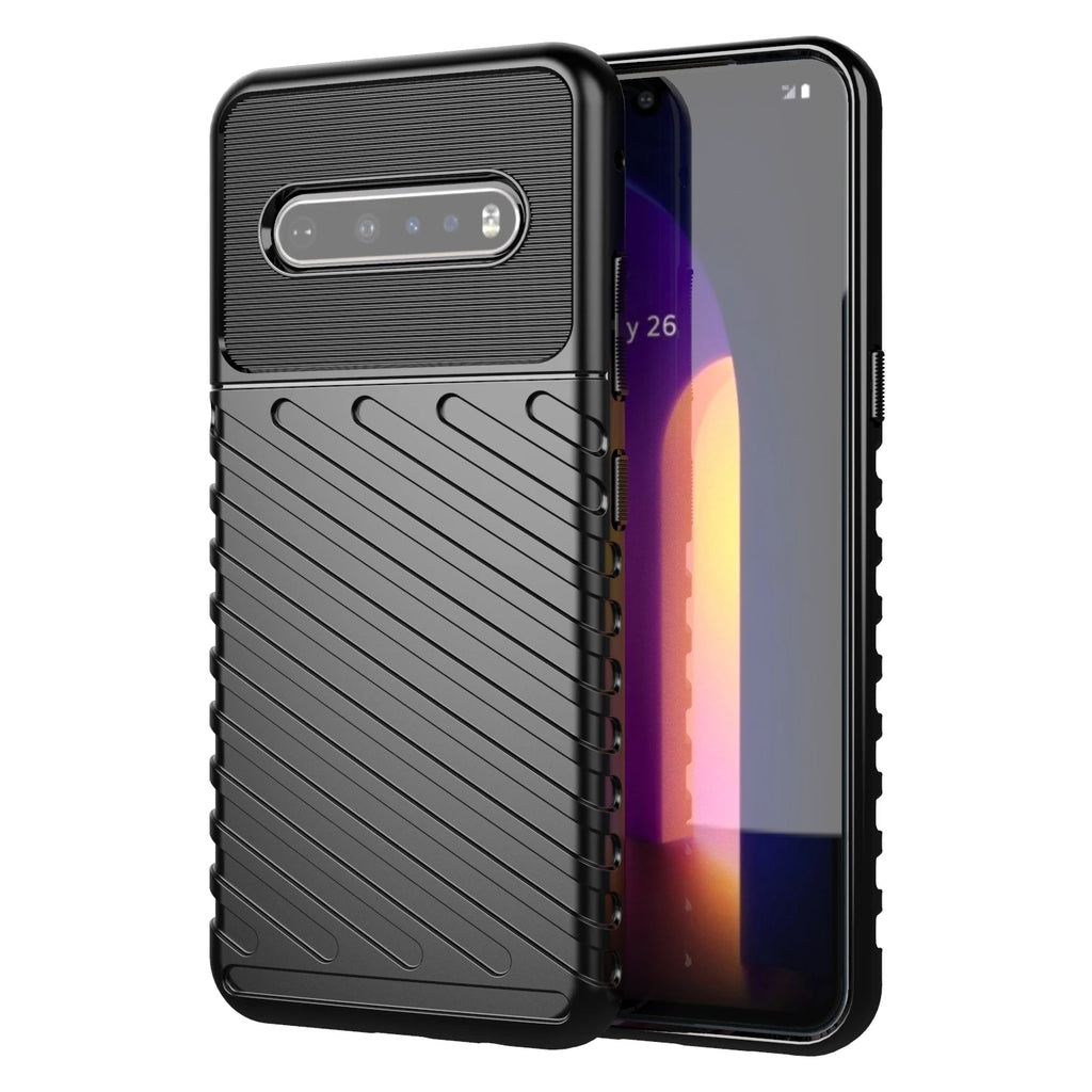 Deksel til LG V60 g8x v50s thinq k92 5g q92 k61 q61 k51 q51 Shockproof Silicone Cover for lg stylo6 7 5g Reflect