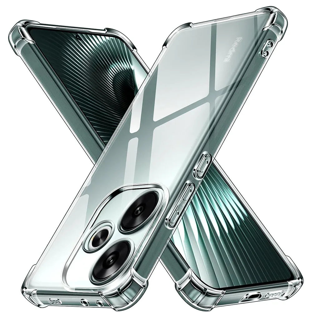 Deksel til Xiaomi Poco F6 F5 F4 F3 X6 X5 X4 X3 GT M6 M4 M3 Pro 4G 5G Silicone Soft Clear Ultra Thin Clear Shell deksel