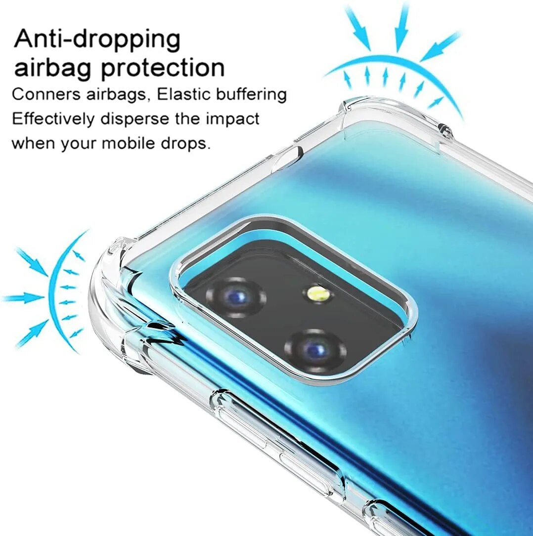 Deksel til Asus Zenfone 9 Zenfone10 Clear TPU Airbag Case Shockproof Transparent Casing Phone Cover For Asus Zenfone 10 Case
