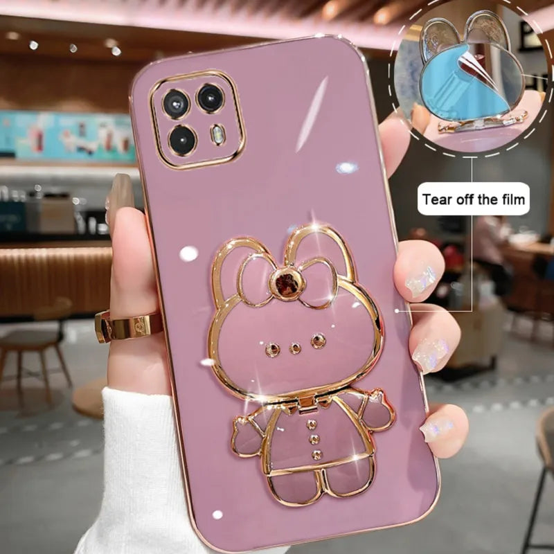 Deksel til Motorola Moto G73 G60 G53 G52 G50 G42 G30 G23 G22 G20 G10 G9 G8 E20 E7 E6s Plating Makeup Mirror Case Cover