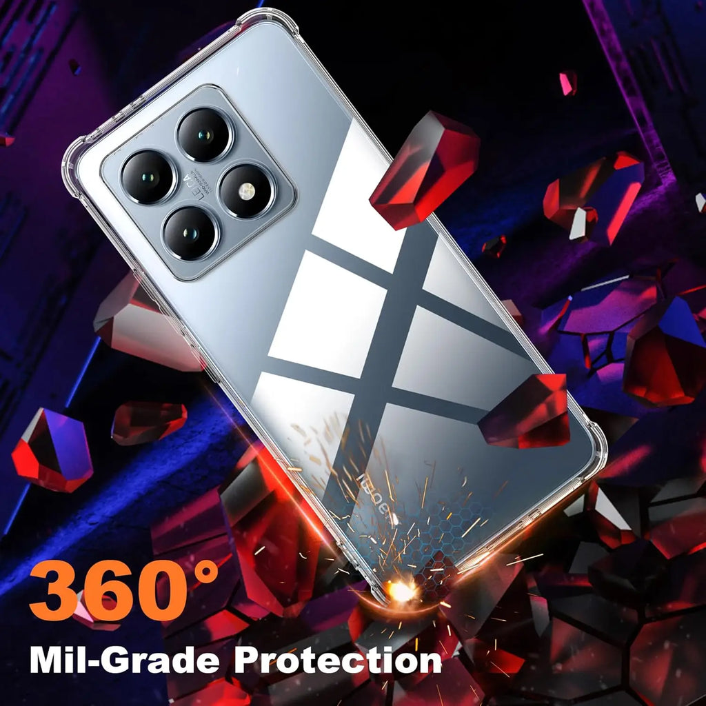 Deksel til Xiaomi 14T Pro Protective deksel For Xiaomi 14 13 Lite 13T Transparent Fundas