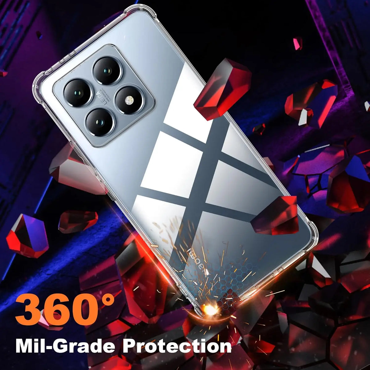 Deksel til Xiaomi 14T Pro Protective deksel For Xiaomi 14 13 Lite 13T Transparent Fundas