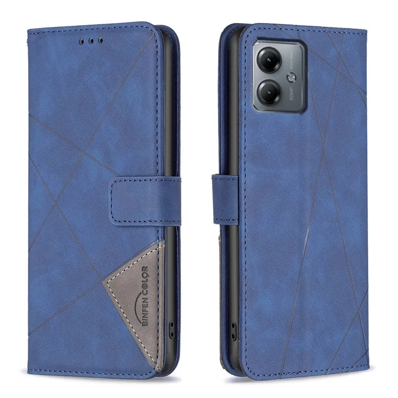 Deksel til Motorola MOTO G84 G54 5G G14 4G Edge 40 Neo G 14 54 Coque Magnetic Wallet Flip Cover Fundas