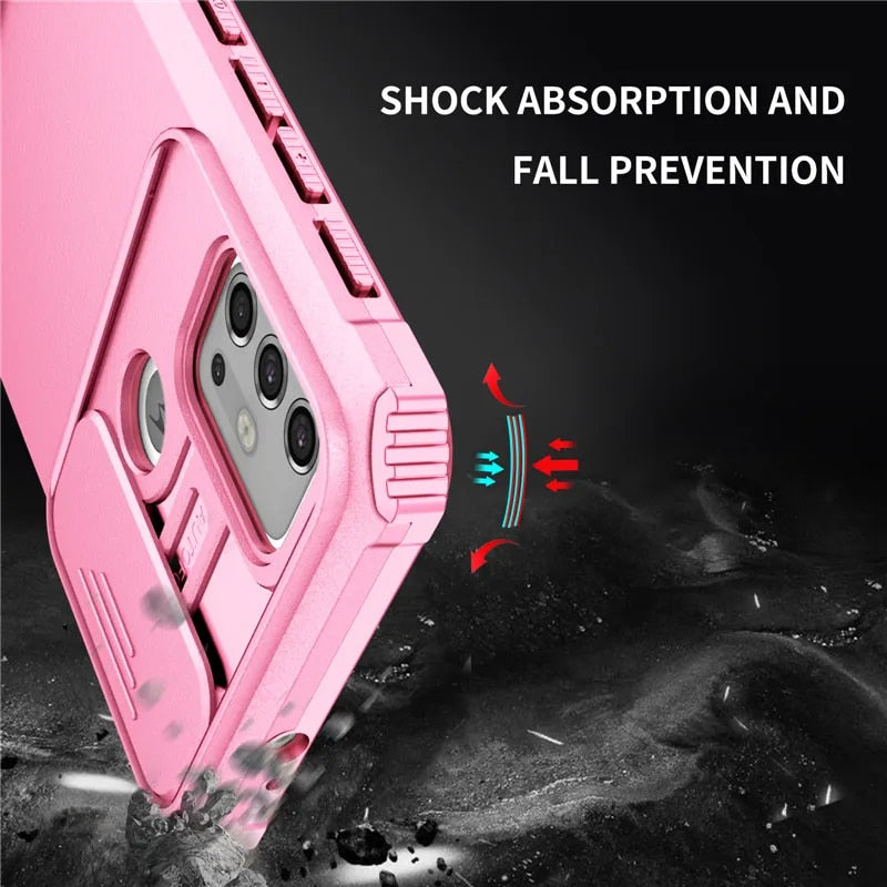 Deksel til Motorola Moto G10 G20 G30 G50 5G G22 G42 G52 Shockproof Armor Camera Lens Case For E20 E30 E40 E32 Kickstand Stand Cover