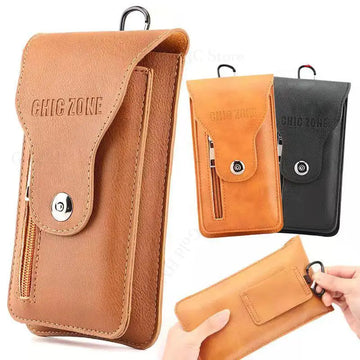Deksel til Doro 1380 5860 8110 Belt Waist Wallet Flip Bag For Doro 8100 5517 1372 1362 7011 7031 5030 Phone Pouches