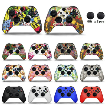 Deksel til Xbox Series X/S Controller Protective Skin Gamepad Rubber Skin Thumb Grips Cap Joystick Cover Shell