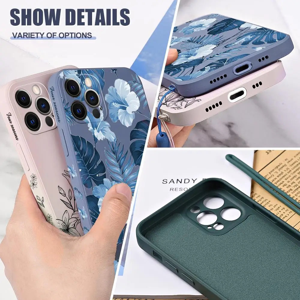 Deksel til Xiaomi Redmi Note 12 Pro Plus 5G 12 4G 12s 11 Pro + 10 8 9 Pro 10s 9s Silicone Phone deksel with Lanyard
