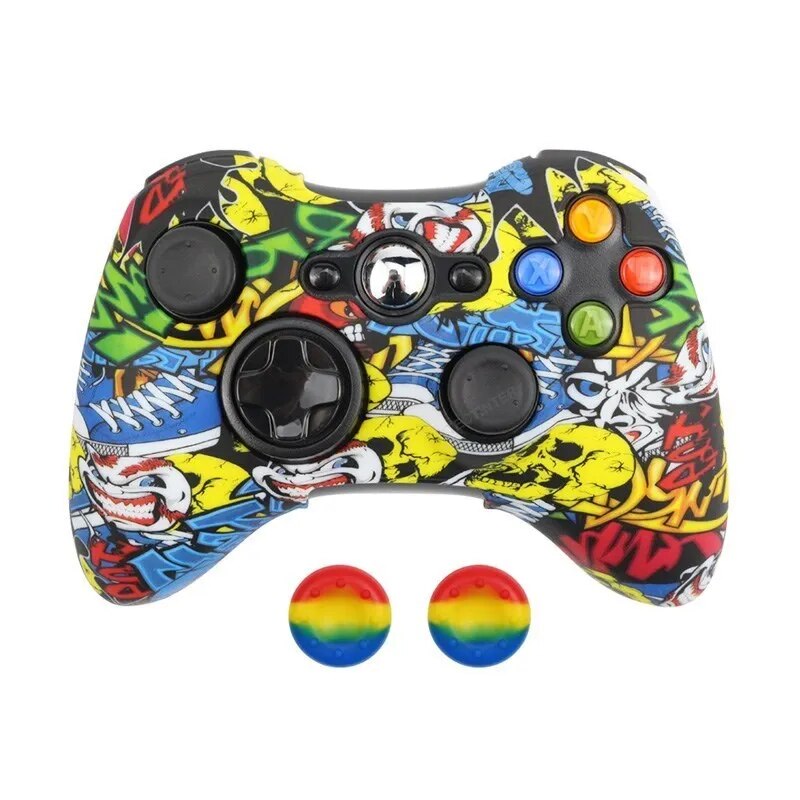 Deksel til Xbox 360 Gamepad Rubber Shell Skin For Xbox 360 Controller Joystick Caps Accessories Thumb Grips