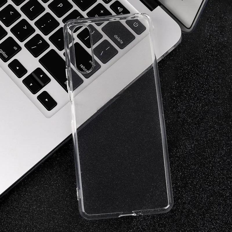 Deksel til Sony Xperia 10 5 1 V IV III II Pro Ace 8 XZ4 Case Flexible Soft Crystal Clear TPU Cover Ultrathin Shockproof Shell Fundas