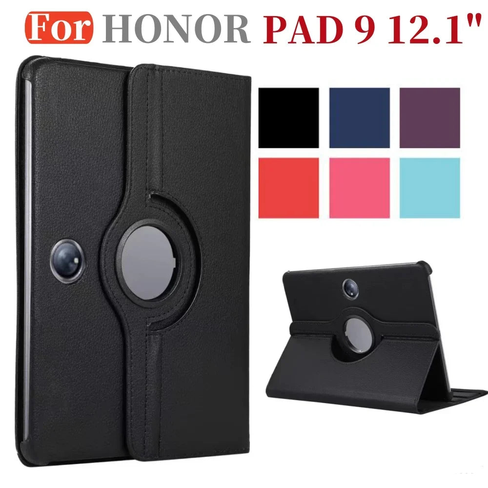 Deksel til Huawei Honor Pad 9 12.1 inch 2024 Stand Cover PU Leather Case For Honor Pad 9 HEY2-W09 HEY2-W19 funda