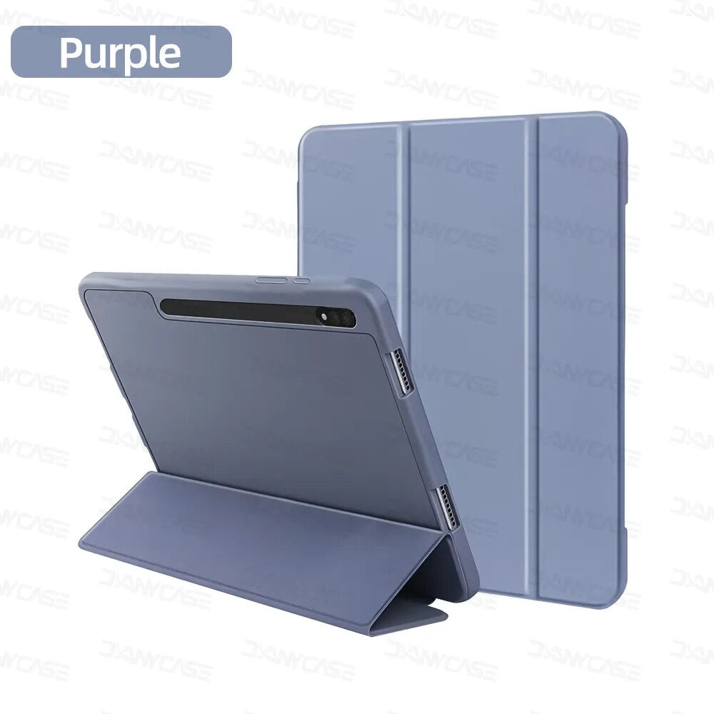 Deksel til Samsung Galaxy Tab S7/S8/S9 11 in for S6 Lite 10.4 S7 FE S8 S9 Plus 12.4 S8 S9 Ultra 14.6 med penneholder