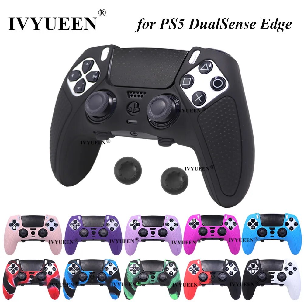 Deksel til PlayStation 5 PS5 DualSense Edge Wireless Controller Soft Rubber Silicone Case Grip Cover