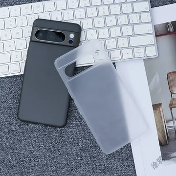 Deksel til Google Pixel 9 8 8 Pro 7 7A Clear Hard PP Back Case Funda frosted anti-fingerprint