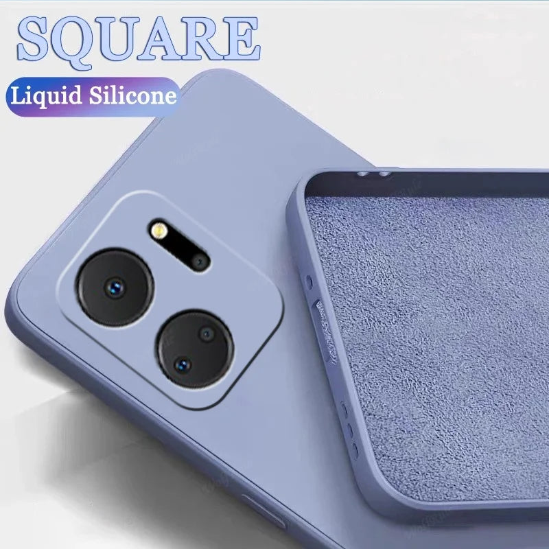 Deksel til Huawei Honor X7A Capas Shockproof Bumper TPU Original Silicone Soft Funda Honor X8 X6 X6S X9A X8A X7A