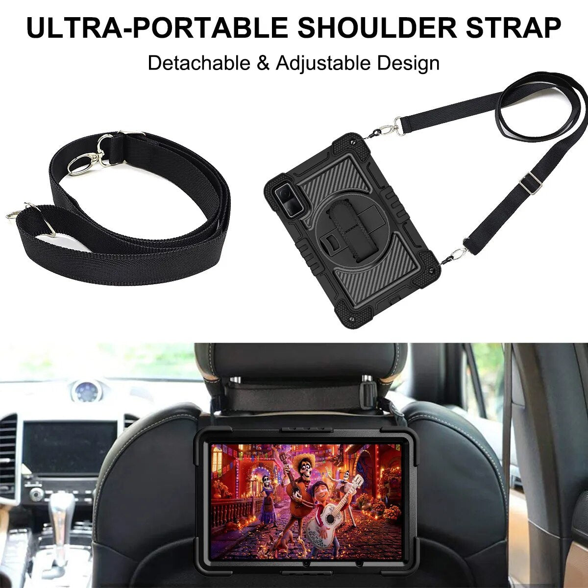Deksel til Xiaomi RedMi Pad 10.6 2022 Nettbrett deksel Xiaomi RedMi Pad 10.61"Shockproof Kickstand Kids Funda Hand Grip Shoulder Strap